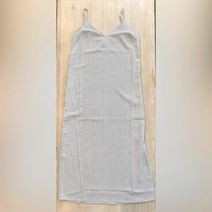 A New Day Slip Dress - Blue & White Stripe